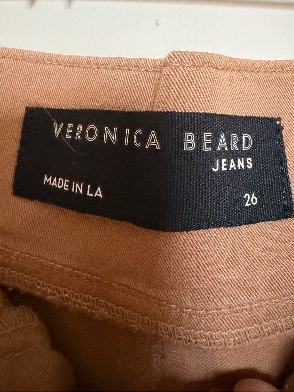 Veronica Beard Women’s Jeans Cargo Pants in Warm Brown with Bungee Drawstring - Picture 3 of 5